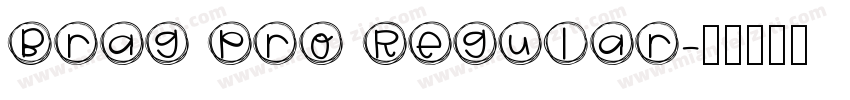 Brag Pro Regular字体转换